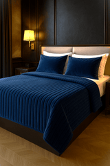 classic-navy-blue-ribbed-faux-rabbit-velvet-bedding-twin-queen_One_Preevay.....