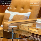 Eames Inspired | Gatsby Club Chair | Mid-Century Tufted Saddle Leather | One Preevay Elevate your space with One Preevay's The Gatsby Club Chair Mid-Century Genuine Leather Saddle Club, inspired by Eames, Saarinen & Jacobsen. Luxury..
