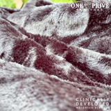 Experience luxurious relaxation with the One Preevay Luxury Home Furnishings, world's first weighted faux rabbit fur blanket, inspired by Fernando Botero. Clinically developed, 20lbs, queen size, and hypoallergenic. Exceptional style.