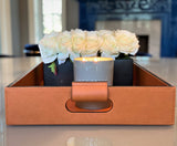 Indulge in the French Black Orchid Perfumed Estate Candle from One Preevay. Handcrafted with premium essential oils and organic soy wax, it features a pale gray ceramic vessel. With a triple wick and 21.2 oz size, enjoy the aromatic blend of blackberry, patchouli, and spices. Elevate your ambiance today and for the holidays