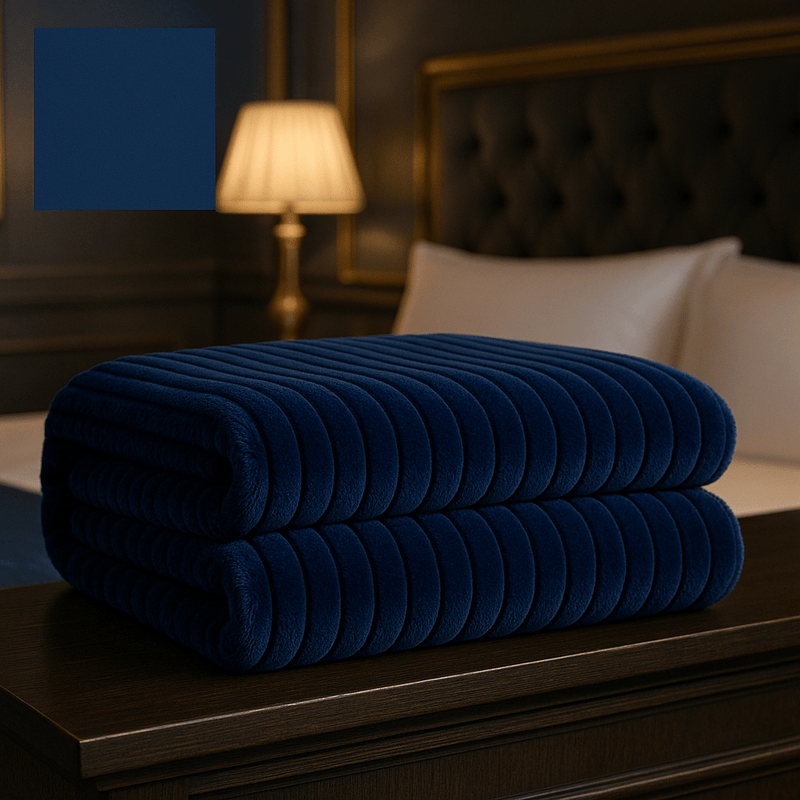 classic-navy-blue-ribbed-faux-rabbit-velvet-bedding-twin-queen_One_Preevay folded
