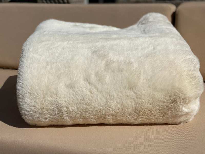 meta name"description" content="Experience luxury with ONE Preevay's Rabbit Faux Fur Throw. Inspired by Fernando Botero, crafted from Ultra Premium Rabbit Faux Fur. 800 gsm, 50x60 inches in Casual Khaki. Hypoallergenic 