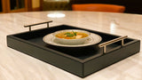 Porsche Style - Pierre Navy Leather Serving Tray - One Preevay