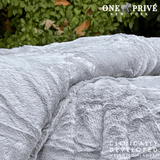 Experience luxurious relaxation with One Preevay's world's first weighted faux rabbit fur blanket, inspired by Fernando Botero. Clinically developed, 20lbs, hypoallergenic, and luxurious...