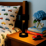 Grace_Professional_Hospitality_Tabletop_Lamp_Handcrafted_LED_Nickel_Finish_Dimentions