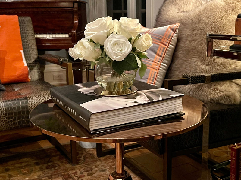 St. Charles Club Seating | Bronze Brushed Contemporary Frame | Embossed Brown Leather